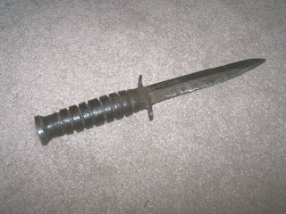 Ww 2 Us M - 3 Case Blade Marked Fighting Knife