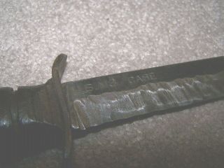 WW 2 US M - 3 Case blade marked fighting knife 8