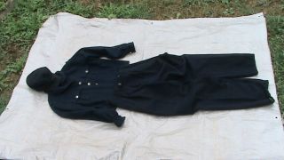 Old Wwii German Uniform With Trousers And Cap - Rare Full Set - Bargain