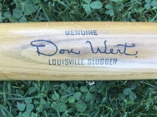 Vtg NOS 1960s Don Wert Louisville Slugger H&B 33” Baseball Bat 1968 Tigers RARE 2