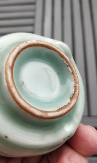 Antique Chinese Porcelain Longquan Celadon Glazed Incense Burner Censer Pot Vase 11