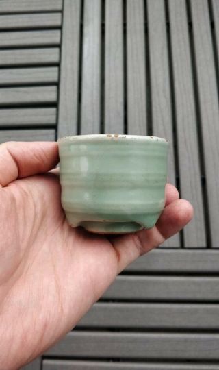 Antique Chinese Porcelain Longquan Celadon Glazed Incense Burner Censer Pot Vase