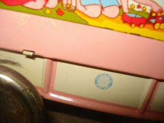 Vintage 1950 ' s Ohio Art Toy DOLL BUGGY - Metal with Graphics 2