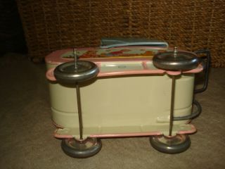 Vintage 1950 ' s Ohio Art Toy DOLL BUGGY - Metal with Graphics 6
