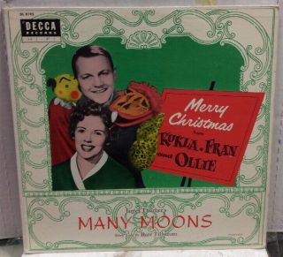 Merry Christmas From Burr Tillstroms Kukla,  Fran And Ollie Record Dl8192