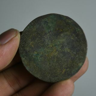 Old Chinese Palace Bronze Mirror Coin Zodiac 