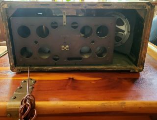 Vintage Zenith AM Tube Wood Cabinet Radio 5