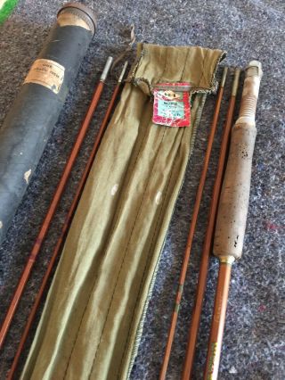 Horrocks Ibbotson Beaver Split Bamboo 8 1/2’ Fly Rod