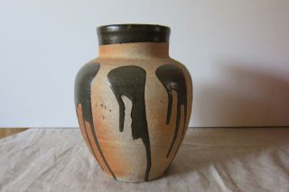 Japanese Antique Shigaraki Drip Glaze Jar