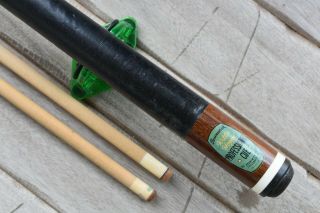 Vintage Brunswick Willie Hoppe Antique Pool Billiards Cue