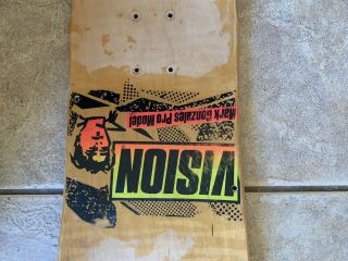 Vintage Mark gonzales Vision skateboard orginal 80 ' s 4