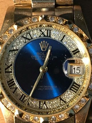 Rolex 18k Gold Watch Vintage