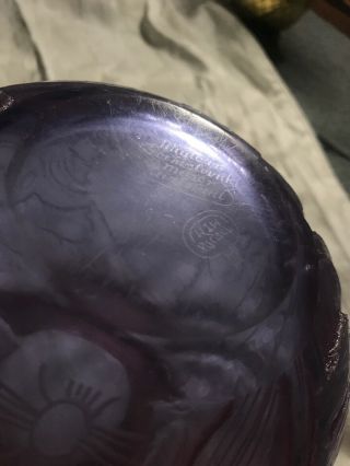 Rare Antique Signed Moser Glass Globe Vase 7