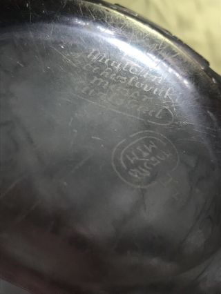 Rare Antique Signed Moser Glass Globe Vase 8