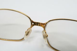 Vintage Cartier Panthere 1989 GOLD Rx Eyeglasses Frames 54[]15 Louis santos A518 8