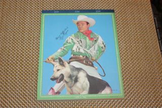 Vintage Roy Rogers Dog 3 Writing Pad Tablet Notebook Nos Frontiers Inc.