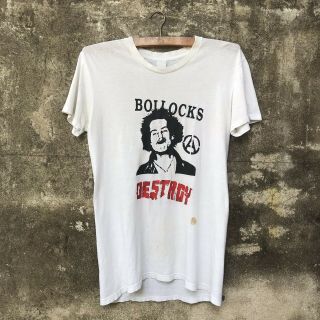 Vtg 80s Sid Vicious Tshirt