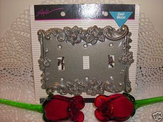 Victorian Antique Vintage Style Rose 3 Toggle Light Switch Cover Plate Outletnew