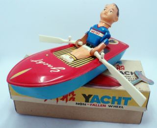 China Ms 750 Yacht Rowing Boat Wind - Up Tin Toy