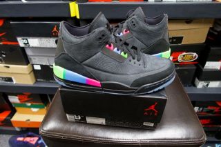 Nike Air Jordan 3 Retro SE Q54 Quai 54 size 9.  5 OG RETRO VTG VINTAGE vnds NBA 2