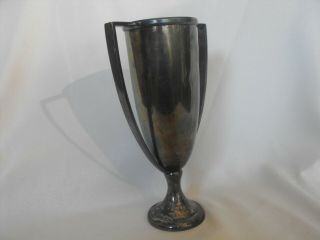 ANTIQUE SILVER PLATE POLO TROPHY - U.  S.  ARMY - FORT SHERIDAN - 1930 - WILCOX 4