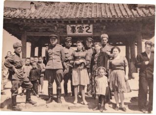 1946 Ww2 Officers Awards Red Army Rkka Military In Korea,  Park In Pyongyang