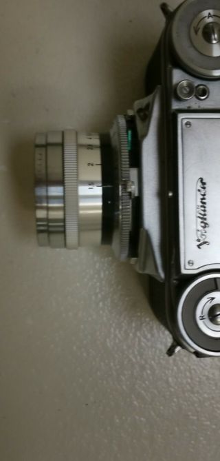 Vintage Voigtlander Prominent Camera With nokton 1.  5/50 Lens 3