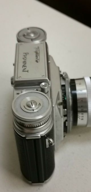 Vintage Voigtlander Prominent Camera With nokton 1.  5/50 Lens 6