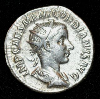 Ancient Roman,  Gordian Iii Ar Antoninianus Ric 15 Choice Ef Ad 239 Silver Coin
