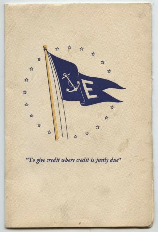 1942 PROGRAM U.  S.  NAVY 