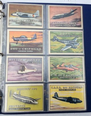 Vtg 1952 Topps Wings Friend Or Foe 200 Trading Cards Complete Set Planes Jets
