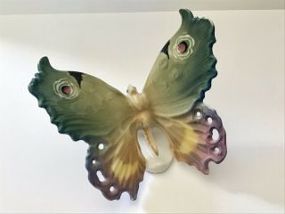 Vintage Karl Ens Thuringia Volkstedt Germany Porcelain Art Butterfly Figurine