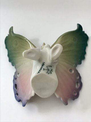 Vintage Karl ENS Thuringia Volkstedt Germany Porcelain Art Butterfly Figurine 4