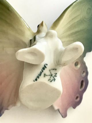 Vintage Karl ENS Thuringia Volkstedt Germany Porcelain Art Butterfly Figurine 6