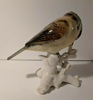 Vintage Germany Karl Ens Ceramic Bird Figurine Titmouse 3