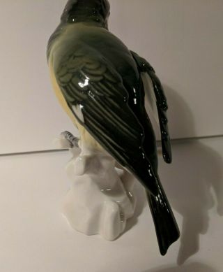 Vintage Germany Karl Ens Ceramic Bird Figurine Marsh Tit 2
