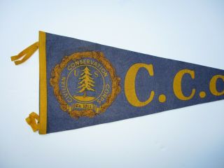 Civilian Conservation Corps Pennant Flag CCC Company 1811 Bastrop State Park TX 2