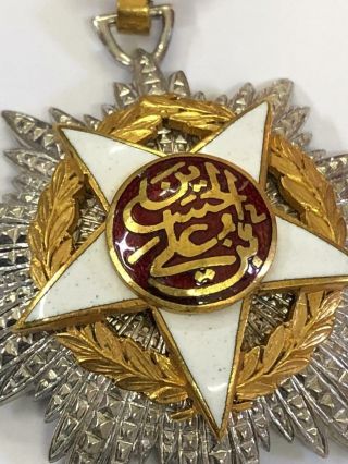 1921 Jordan Order of Independence Medal Badge Wissam Istiqlal Hussein Bin Ali 10