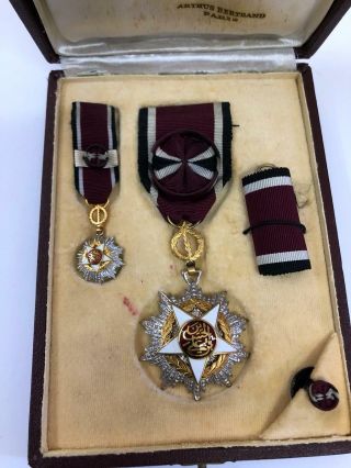 1921 Jordan Order Of Independence Medal Badge Wissam Istiqlal Hussein Bin Ali