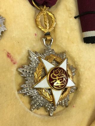 1921 Jordan Order of Independence Medal Badge Wissam Istiqlal Hussein Bin Ali 2