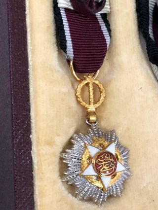 1921 Jordan Order of Independence Medal Badge Wissam Istiqlal Hussein Bin Ali 3