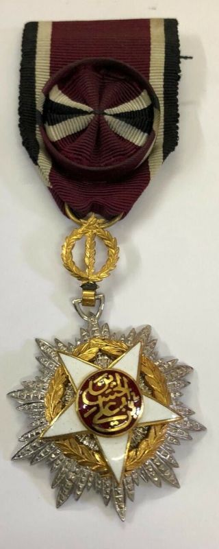 1921 Jordan Order of Independence Medal Badge Wissam Istiqlal Hussein Bin Ali 4