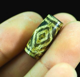 Ancient Pumtek Diamond Protect Eye Chin Tribe Ethnic Bead Pendant