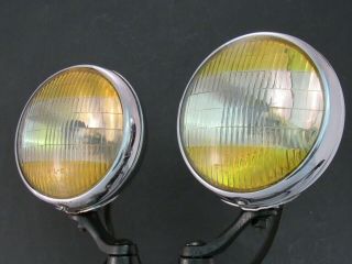 1930 ‘s - 1940’s Vintage Accessory Blc Fog And Driving Lights 6 11/16