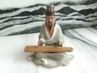 5 Vintage Chinese Shiwan Pottery Figure of a Schola 7