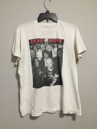 Dead Boys 1980s Return Of The Living Tour T Shirt Xl