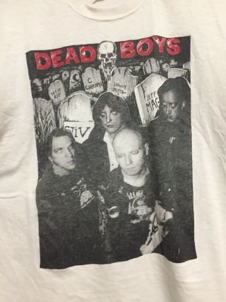 Dead Boys 1980s Return Of The Living Tour T Shirt Xl 6