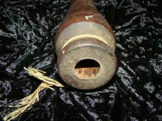 Vintage Antique Hand Made Turned Wood Wooden Duck Call Reelfoot Brass Reed 10