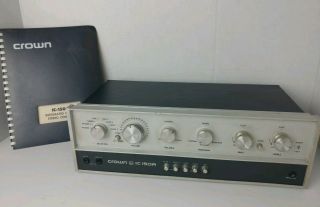 Crown Ic - 150a Audiophile Preamp Stereo Preamplifier Vintage Amp