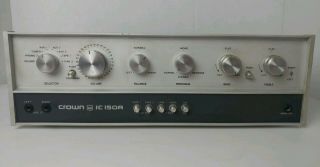Crown IC - 150A Audiophile Preamp Stereo Preamplifier Vintage Amp 4
